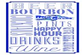 BOURBON ... Although all bourbon is whiskey, not all whiskey is bourbon. By law, to be called a straight