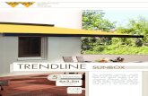 TRENDLINE SuNBOX - markizycennik.sk · THE PRINCIPaL FEaTuRE OF THE TRENDLINE SuNBOX – STRONg aRMS the principal feature of the trendLine range is the high-quality articulated arm