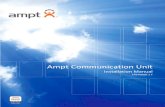 Ampt Communication Unit · String Optimizer and the Ampt CU, and other variables common with wireless communications. To maximize radio wave range, avoid mounting the Ampt CU near