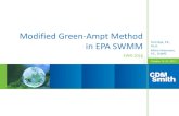 Modified Green-Ampt Method - Green-Ampt-Mein-Larsen (GAML) â€¢ 1973: Mein-Larson formulation for steady
