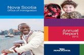 Nova Scotia€¦ · Provincial Nominee Program We strengthened our Provincial Nominee Program in 2015 by maximizing opportunities, being quick and innovative, and designing streams
