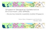 Singapore Geospatial Collaborative Environment (SG-SPACE) pres/18th... · SLA, URA, LTA, JTC, HDB Transportation LTA, MPA, CAAS Defence & Security SPF, SCDF, Prison, DSTA, MU Parks