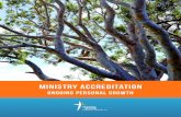 ministry accreditation - cocwa.com.au€¦ · ONGOING PERSONAL GROWTH 1. WHAT IS ONGOING PERSONAL GROWTH (OPG)? We encourage Ministers/Chaplains to maintain a lifelong commitment