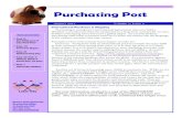 International Purchases & Shipping · 2019-12-12 · August 2015 Volume 8, Issue 7 Purchasing Post Announcements: Aug. 16 Pet POOLooza @ City Park Pool Aug. 24 Fall Term Begins Aug.