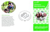 Lifetime Membership Brochure - Girl Scouts€¦ · Has paid Lifetime Membership dues. The Lifetime Membership dues are $375. A special Lifetime Membership, at the reduced cost of