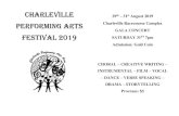 CHARLEVILLE 29 31 August 2019 PERFORMING ARTS FESTIVAL … · Important Notice regarding arrival at performing areas Each door will always be ... TROPHIES AND AWARDS ... Verse Speaking