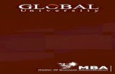 Remedials - Global University · Practical, results-oriented, career enhancing… The GLOBAL UNIVERSITY MBA stands as an excellent choice for the ambitious and busy professionals