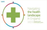 Navigating the health landscape in England · private), Immigration Removal Centres, Young ... + Health screening services. Opportunities to engage All NHS commissioners, including