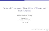 Financial Economics: Time Value of Money and DCF Analysis · Introduction Outline 1 Introduction 2 Compounding 3 The Frequency of Compounding 4 Multiple Cash Flows 5 Annuities 6 Perpetual