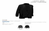 LC130 LADIES OPEN FRONT CARDIGAN TEAR AWAY SIZES: XS, … · 2020. 1. 8. · lc130 ladies open front cardigan tear away sizes: xs, s, m, l, xl, msrp: $26.50 - $29.50 heather black