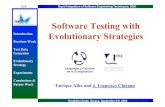 Software Testing with Introduction Evolutionary Strategies ... · Software Testing with Evolutionary Strategies Enrique Alba and J. Francisco Chicano Introduction. Previous Work.