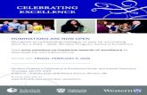 CELEBRATING EXCELLENCE...CELEBRATING EXCELLENCE NOMINATIONS ARE NOW OPEN Recognize an outstanding colleague or peer by nominating them for a 2014 – 2015 Windsor Program Award of
