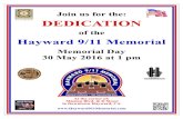 Hayward, California - San Francisco Bay Area Dedication... · WE NEVER FORGET Title FlexiSIGN-PRO - qHayward911Memorial.fs Author Tim Created Date 4/3/2016 6:00:19 PM ...