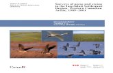 James E. Hines Surveys of geese and swans Myra O. Wiebe …parkscanadahistory.com/wildlife/paper-112.pdf · 2018. 5. 9. · North America (Bellrose 1980). Large numbers of Greater