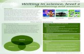Three aspects of planning - Literacy Onlineliteracyonline.tki.org.nz/content/download/23702/264711/file/L2_Scie… · Supporting writing that meets curriculum demands Writing in science,