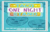 SPECIALTY APPETIZERS - One Night Jax Night Taco Stand Menu.pdfآ  One Night bean dip $8.99 Black beans,