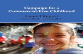 Campaign for a Commercial-Free Childhood...NonProfit Center, 89 South Street Suite 403, Boston, MA 02111 (617) 896-9368 / ccfc@commercialfreechildhood.org