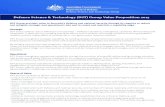 Defence Science & Technology (DST) Group Value Proposition 2015 · 2016. 12. 7. · DST Group provides value to Australia’s Defence and national security through its capacity to