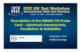 of the MEMS CIS Probe –electrical characteristic, Parallelism … · 0.00 0.25 0.50 0.75 1.00 1.25 1.50 1.75 2.00 F [GHz]-45.00-40.00-35.00-30.00-25.00-20.00-15.00-10.00-5.00 0.00