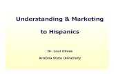 Understanding & Marketing to Hispanics...Understanding Hispanics ¾Labeling- Hispanics are often labeled according to the national origin/geographical location: 9Cubano 9Puerto Riqueño