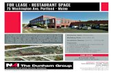 FOR LEASE : RESTAURANT SPACE · Property Type: Restaurant Building Size: 132,430± SF Available Space: Unit A1 - 3,310± SF Features: • Parking is available for customers on nights