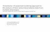 TimesVector: A vectorized clustering approach to the ...admis.fudan.edu.cn/giw2016/slides/session-09/1-GIW2016_TimesVe… · expression patterns (SEP) Triclustering tool that is able