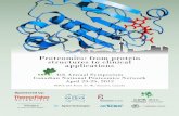 Proteomics: from protein structures to clinical applications · proteomics using multiple reaction monitoring. In this symposium, renowned scientists will share recent findings on