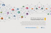 HR must deliver on transformation - Renew HR · based on HR transformation success. Disruption and Transformation Transformation of the workforce, and the way it is utilized, managed,