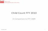 Child Count FFY 2010 · A Comparison to FFY 2009 November 2011 1 . Table of Contents ... Birth to 1 1 to 2 2 to 3 Part C Child Count Comparison by Age 2009 Child Count 2010 Child
