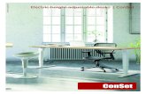 Electric height adjustable desks | ConSet · Brochure | August 2018 Electric height adjustable desks | ConSet. Electric height adjustable frames 501-7 501-7 Classic As experts in