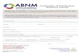 ABNM Confirmation of Post-Doctoral Residency Training Formabnm_wordpress_uploads.s3.amazonaws.com/wordpress/wp... · 2019. 7. 16. · American Board of Nuclear Medicine Subject: Instructions