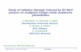 Study of radiation damage induced by 82 MeV …ndip.in2p3.fr/.../3Tuesday/A-Midi/43-Musienko.pdfNDIP-08, June 17, 2008, Aix-les-Bains Y. Musienko 1 Study of radiation damage induced