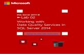 Working with Data Quality Services in SQL Server 2014 · 1. To open Excel, on the taskbar, click the Excel shortcut. Figure 1 Selecting the Excel Shortcut 2. To open an existing workbook,