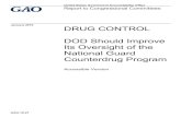 GAO-19-27, Accessible Version, DRUG CONTROL: DOD Should ... · Highlights of GAO-19-27, a report to congressional committees January 2019 DRUG CONTROL DOD SHOULD IMPROVE ITS OVERSIGHT