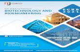 Conference Brochure Global Conference on …...Conference on Biotechnology and Bioengineering (ECBB 2020)’. The conference takes place Monday November 16 to Wednesday November 18,