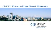 2017 Recycling Rate Report - Seattle...In 2017, Seattle recycled 454,352 tons of material, an increase of 3.3%, or 14,680 more tons recycled than in 2016. Although Seattle set a new