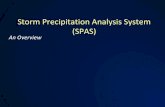 Storm Precipitation Analysis System (SPAS)...Jul 08, 2014  · Reflectivity-rainfall (ZR) relationships are computed using a weighted best-fit exponential function and thresholds in