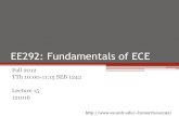 EE292: Fundamentals of ECEb1morris/ee292/docs/slides15.pdf · RL Example •Current before switch 𝑖0− =0 •KVL around loop 𝑉 − 𝑖 − 𝑖 =0 𝑖 +𝐿 𝑅 𝑖 =𝑉𝑠