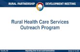 Rural Health Care Services Outreach Program · 2020. 5. 14. · Rural Health care services outreach program. MEET THE GHPC TECHNICAL ASSISTANCE TEAM. Amanda Phillips Martinez. Brandy