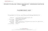 PORTFOLIO RECOVERY ASSOCIATES INC · Table of Contents PORTFOLIO RECOVERY ASSOCIATES, INC. (PRAA) Notice of 2012 Annual Meeting of Stockholders and Proxy Statement Annual Meeting