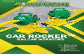 WMCR032018 Car Rocker - Workmaster (Email) · RAILCAR POCKET VIBRATORS GUARANTEED PERFORMANCE The CR-Series Vibrators are guaran-teed to both energize stubborn material and maintain