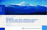 Report No: ACS14343 Nepal Report on the Observance of …€¦ · Nepal Report on the Observance of Standards and Codes Accounting & Auditing June 2015 GGODR SOUTH ASIA Public Disclosure