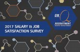 2017 SALARY & JOB SATISFACTION SURVEY - On Q Recruitment · 2017. 11. 2. · In that context, welcome to the eleventh edition of On Q Recruitment’s annual Salary and Job Satisfaction