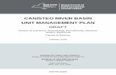Canisteo River Basin Unit Management Plan CANISTEO RIVER BASIN UNIT MANAGEMENT PLAN DRAFT Towns of Cameron, Greenwood, Hornellsville, Howard, Jasper, Rathbone County of Steuben February
