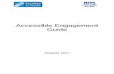 Accessible Engagement Guide · 2019. 10. 30. · 3 A Fairer NHSGGC 2016-20 ... 4 Co-Production - Making Events Accessible Social Care Institute for Excellence ... guide their hand