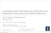 Load Balancing Techniques for Asynchronous Spacetime ...charm.cs.illinois.edu/newPapers/09-23/talk.pdf · Spacetime Discontinuous Galerkin Methods Aaron K. Becker (abecker3@illinois.edu)