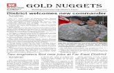 Gold NuGGets - Alaska District, U.S. Army Corps of Engineers · heights.” Stevens summarized some of the district’s accomplishments ... Kalli’s hiring was less formal. The process