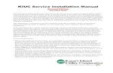 KIUC Service Installation Manual KIUC Service Installation Manual Second Edition (November 2016) This