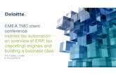 TE4 - Technology - Indirect Tax Automation 2015-07-14.pptx ...€¦ · • Drivers behind the Tax (technology) transformation • Different operating models for your indirect tax
