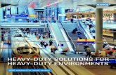 HEAVY-DUTY SOLUTIONS FOR HEAVY-DUTY ... ... railway stations, heavy-duty elevators are designed for
